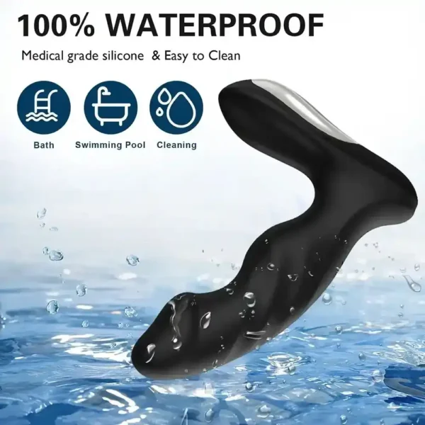 masseur prostatique vibrant silicone souple