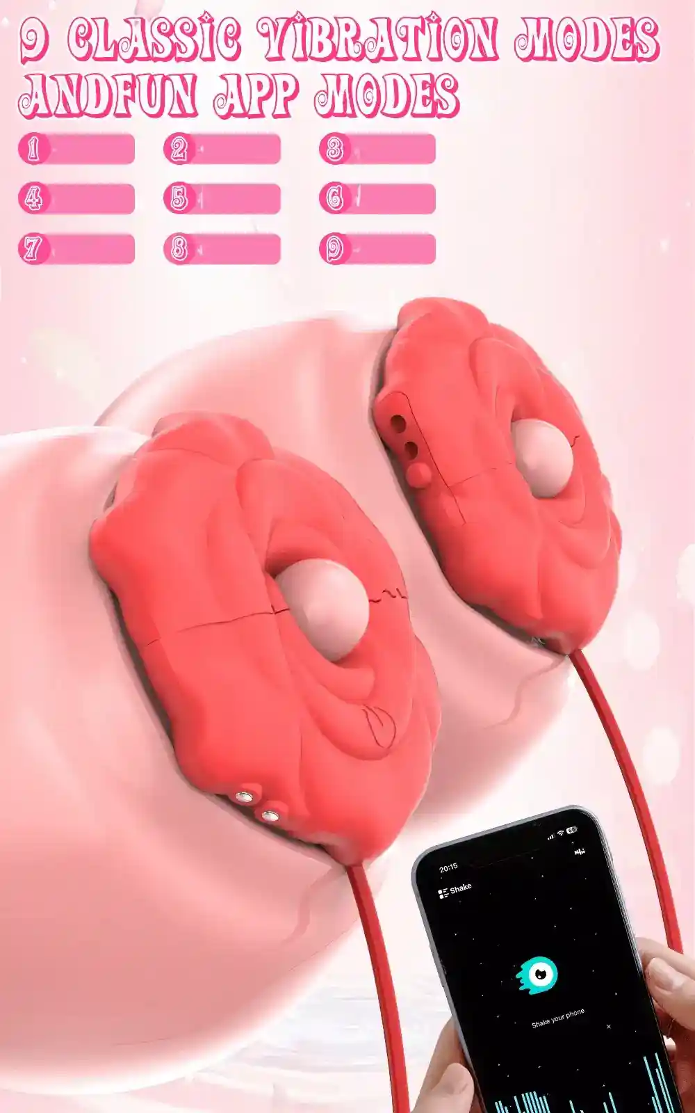 masseur tetons vibrant pour couple