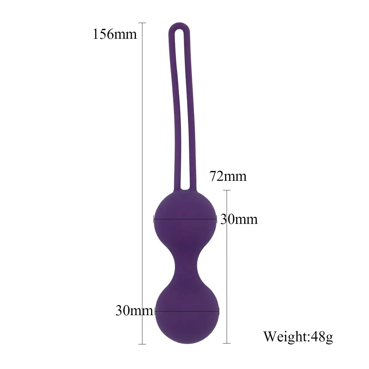 masseur vaginal violet avec boite modes de vibration multiples