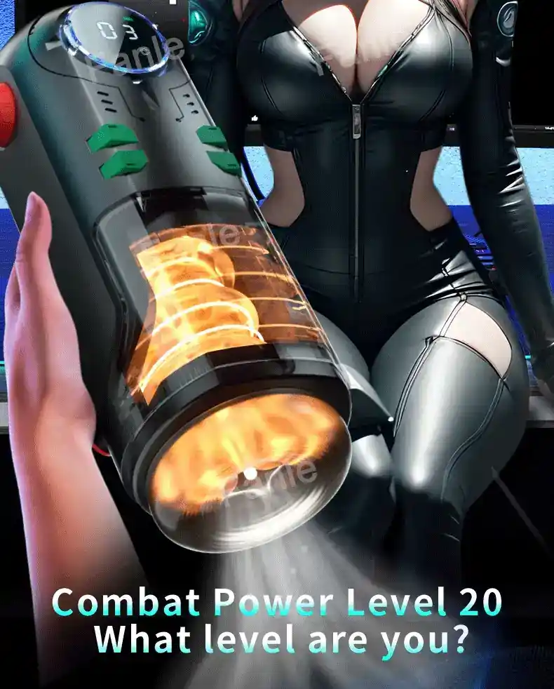 masturbateur automatique avec manchon texture