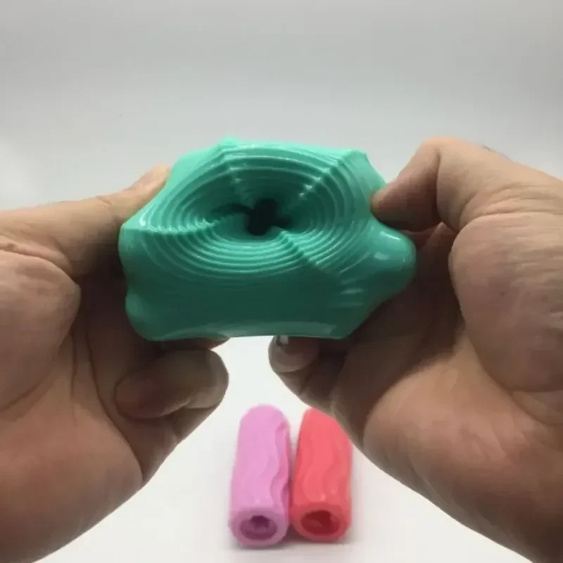 masturbateur de poche compact rouge