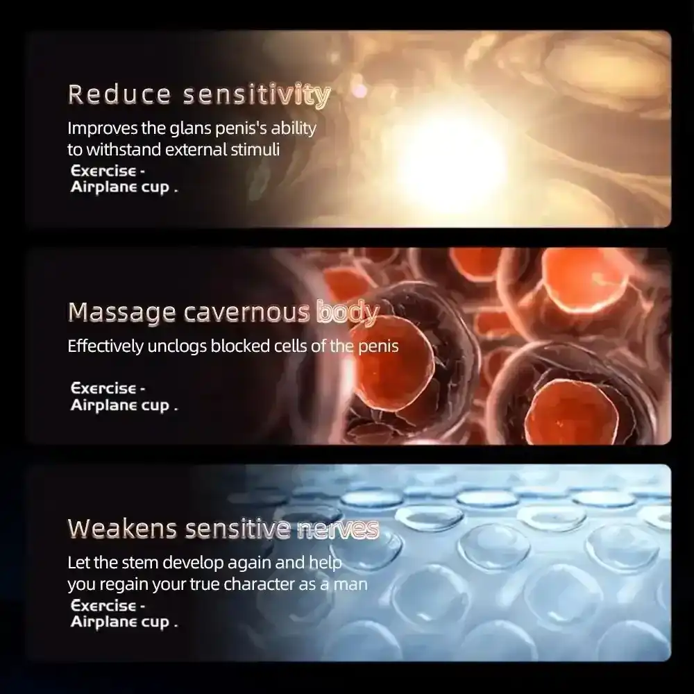 masturbateur double trou pour entraînement pénien