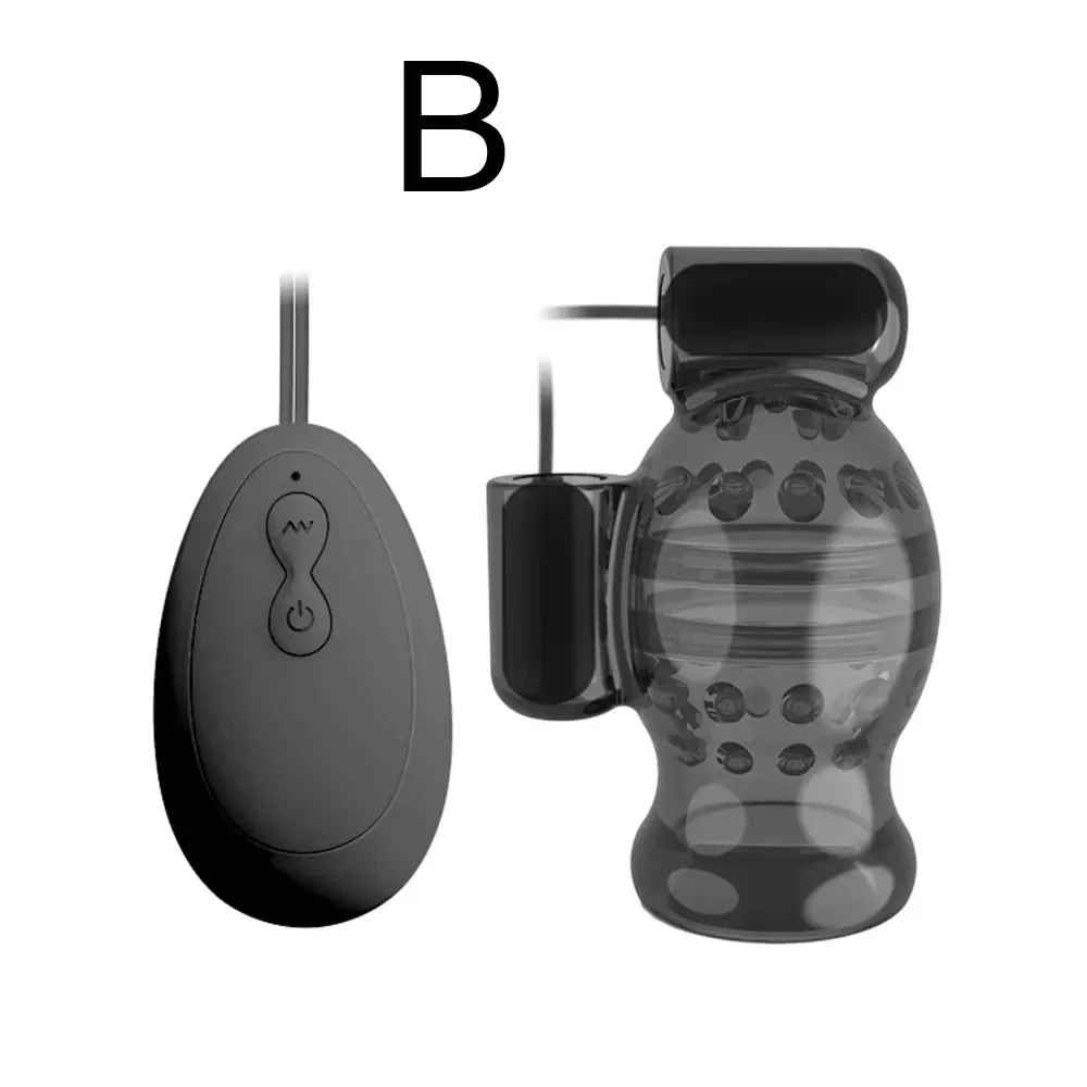 masturbateur gland vibrant en tpe souple