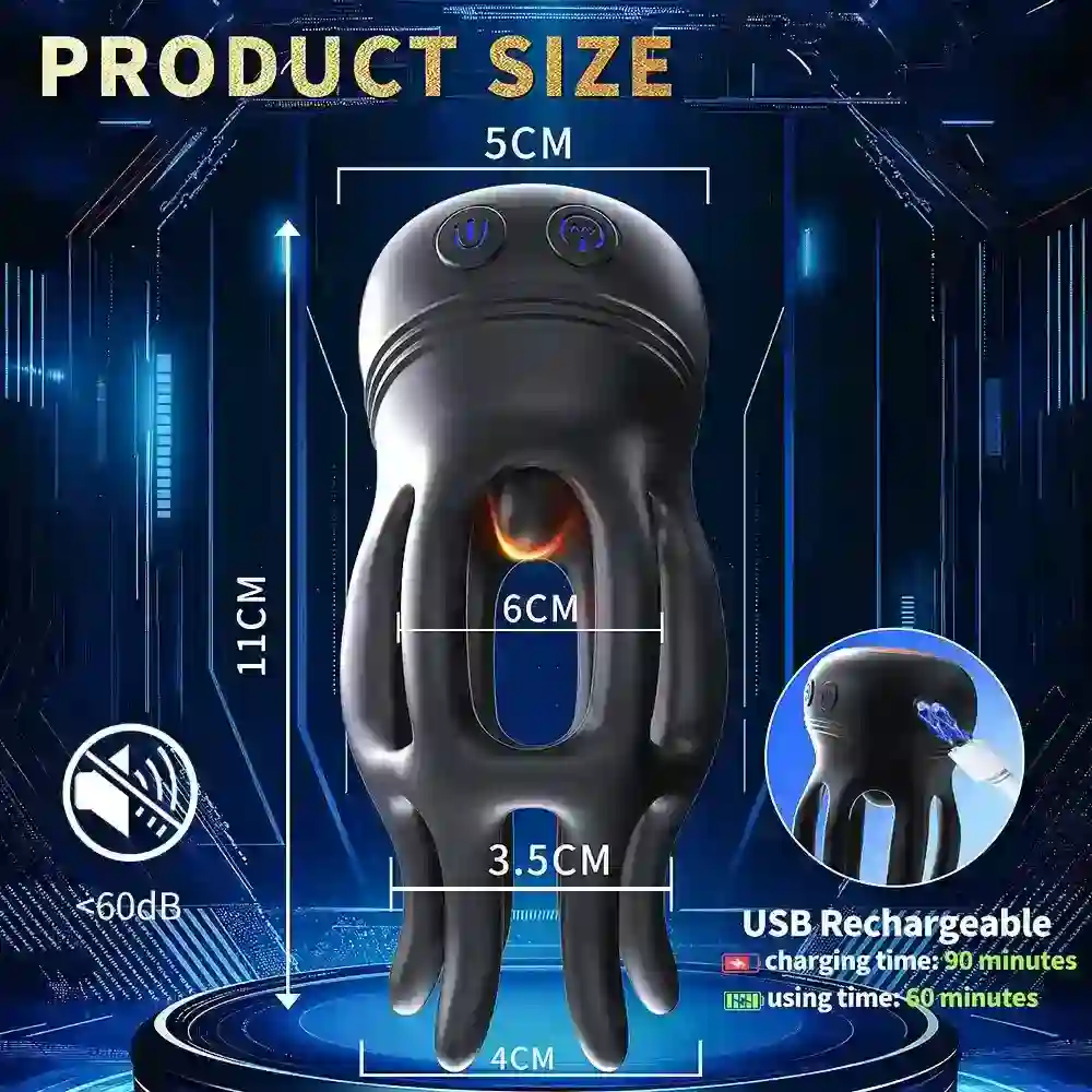 masturbateur homme puissant silicone medical