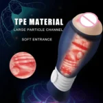 masturbateur homme télescopique à aspiration