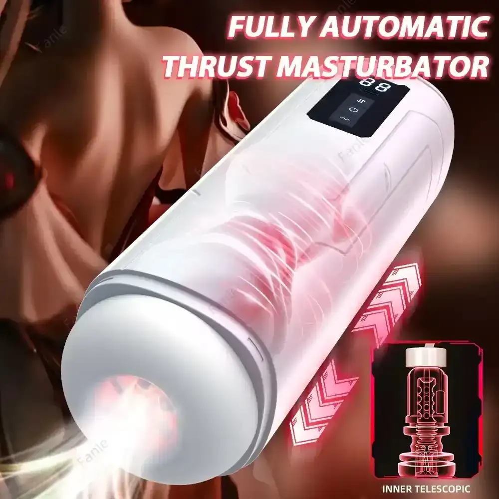 masturbateur homme vibrant et facile à utiliser