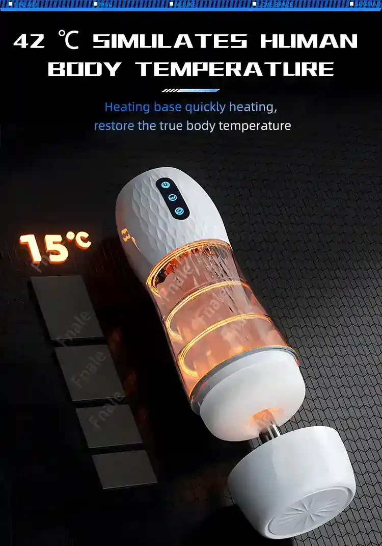 masturbateur masculin automatique et chauffant