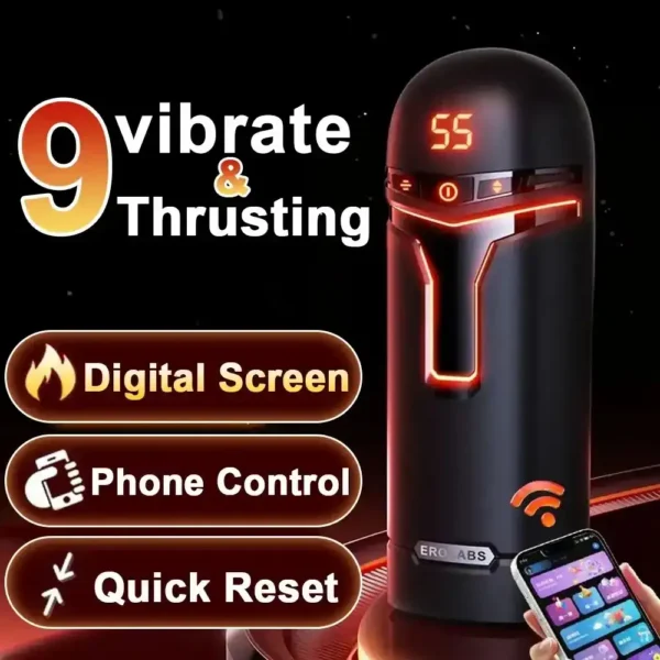 masturbateur masculin vibrant et personnalisable