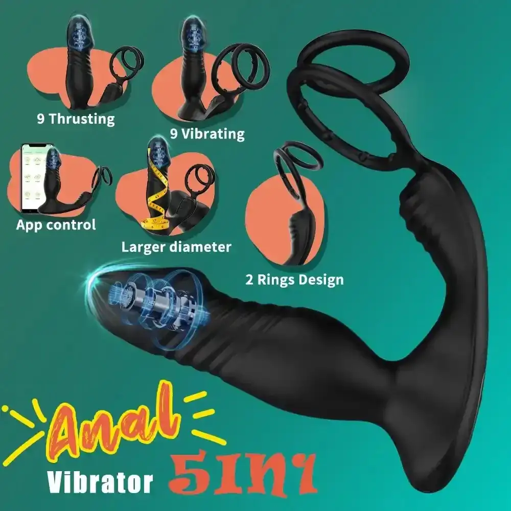 masturbateur prostate vibrant ergonomique