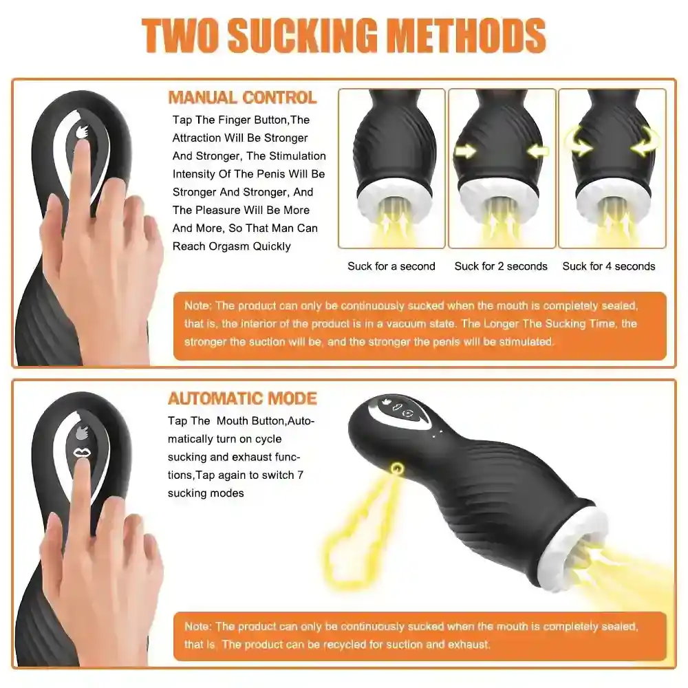 masturbateur realiste avec aspiration pour homme