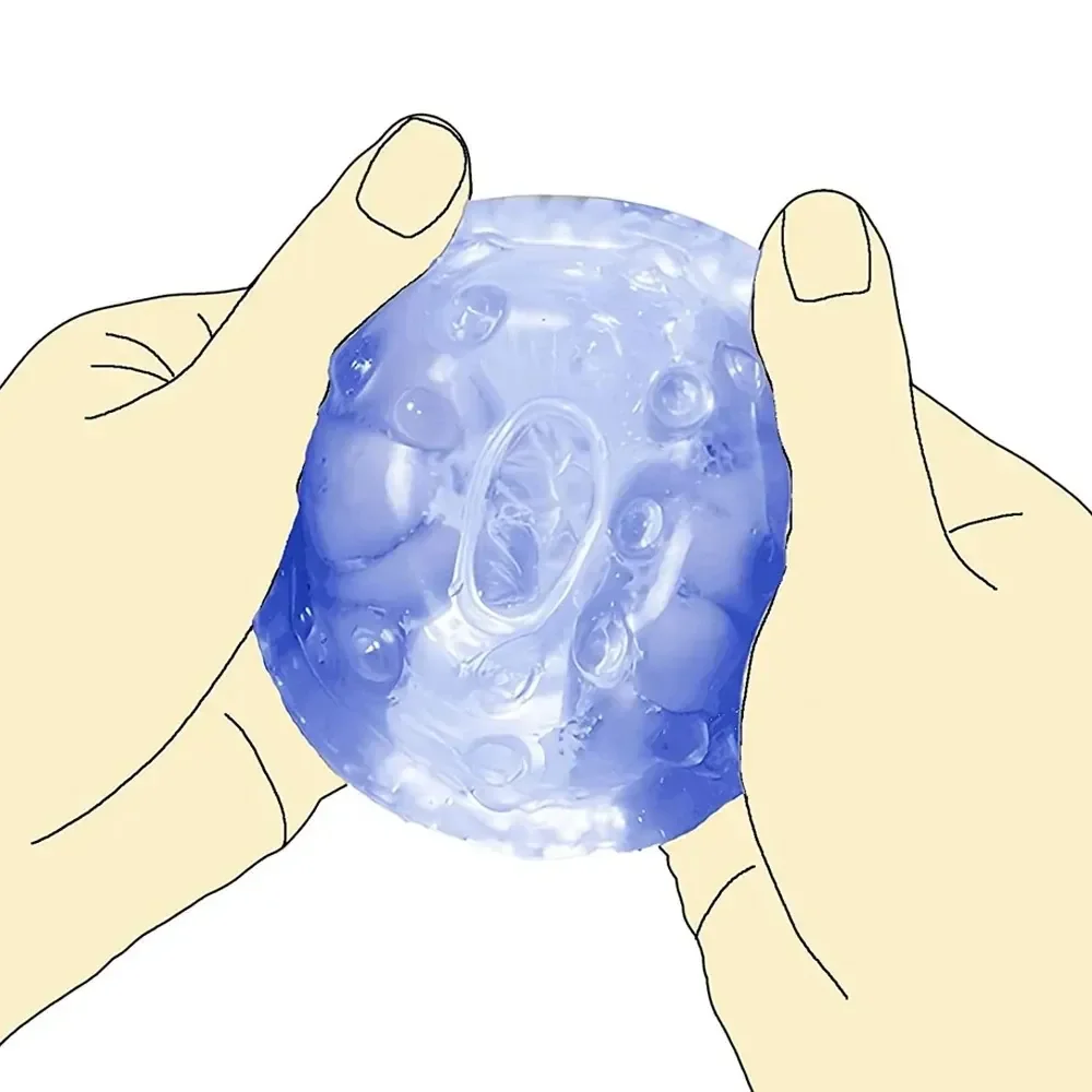 masturbateur réaliste avec grip facile