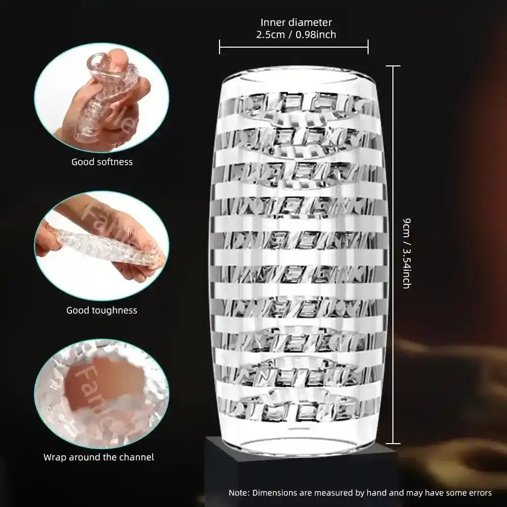 masturbateur réaliste canaux enveloppants