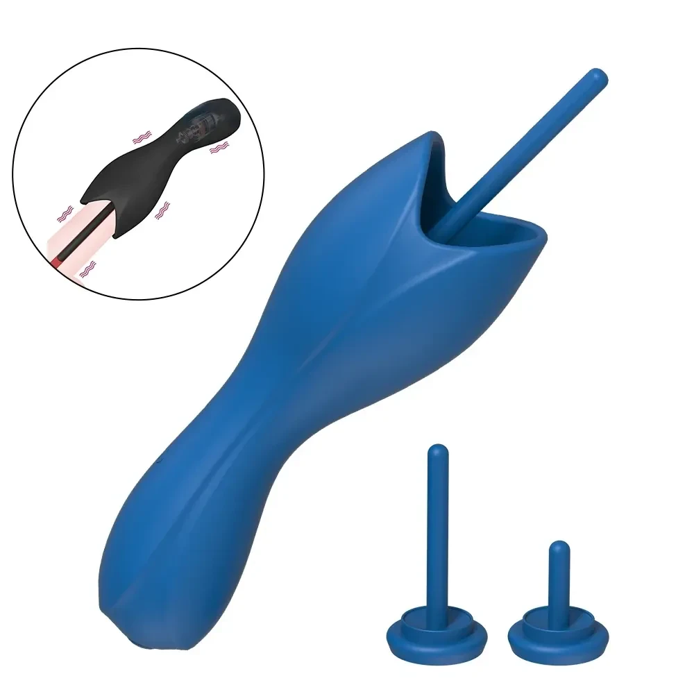 masturbateur silicone medical vibrations uretrales