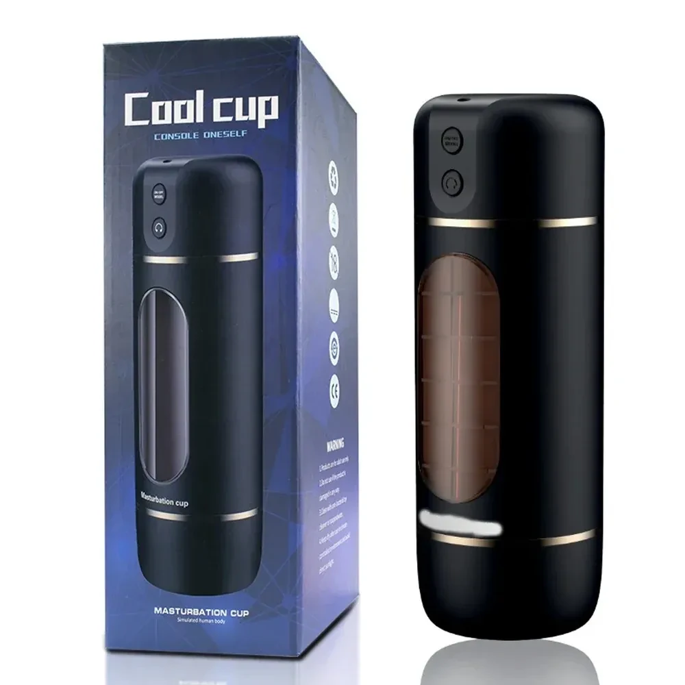 masturbateur vibrant étanche et rechargeable