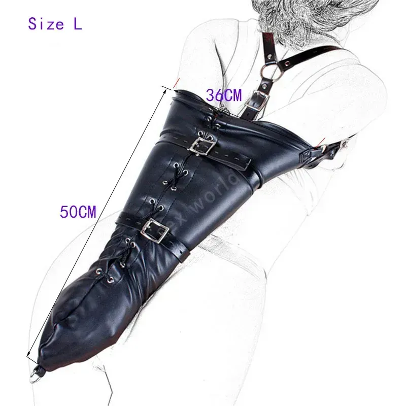 menottes de poignet cuir pu doux confortables