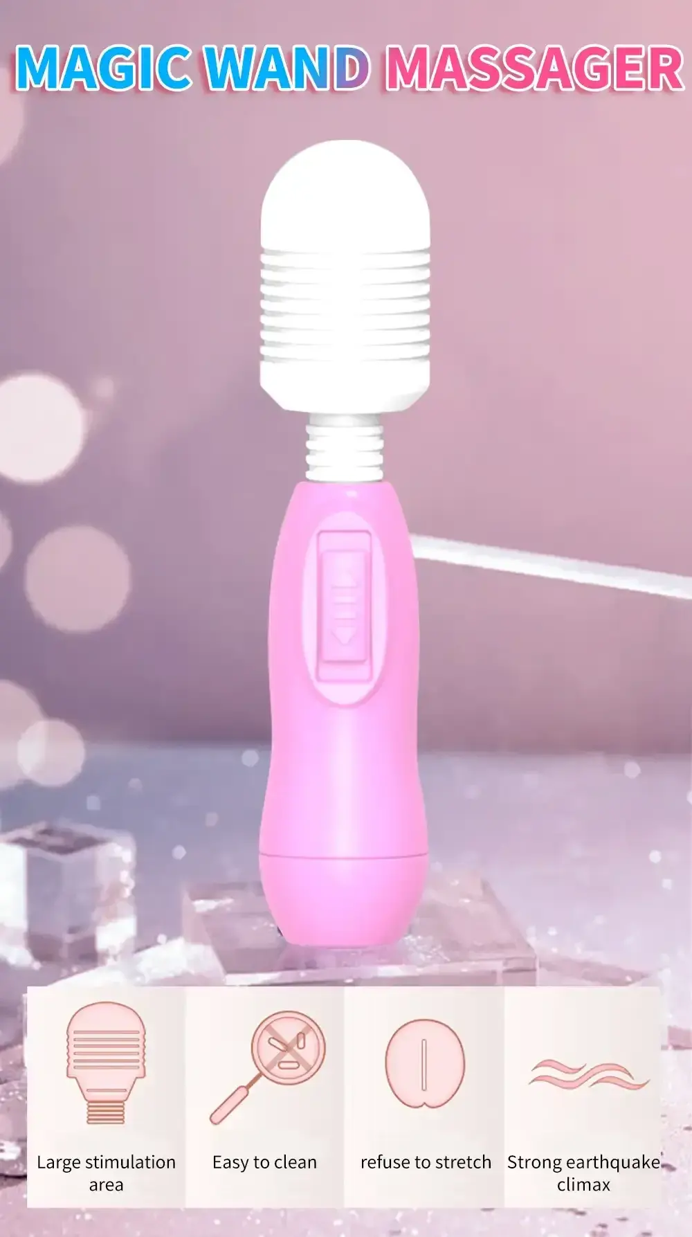 mini baguette magique vibrante femme