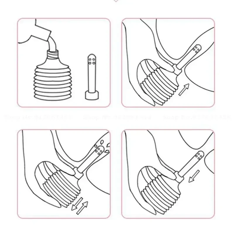 nettoyeur anal 180ml a jet deau