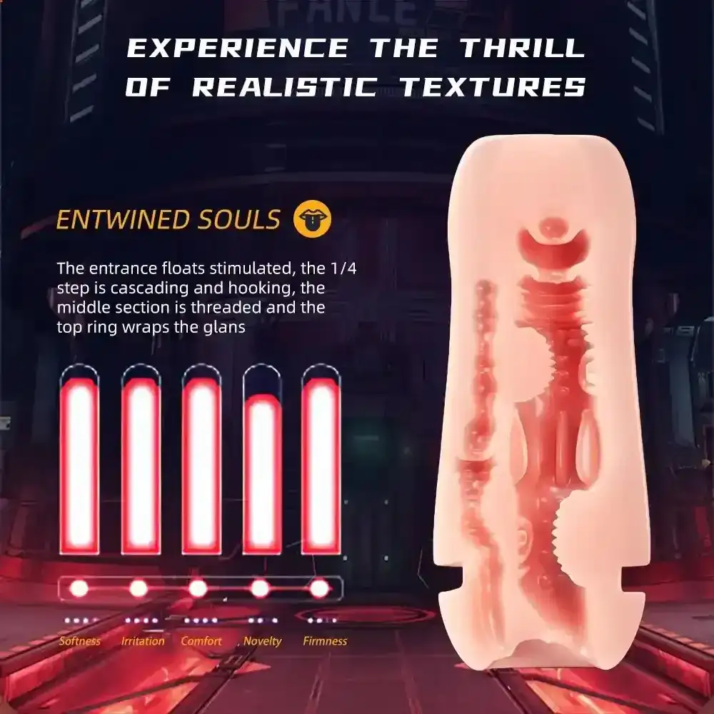 œuf masturbatoire texturé et vibrant