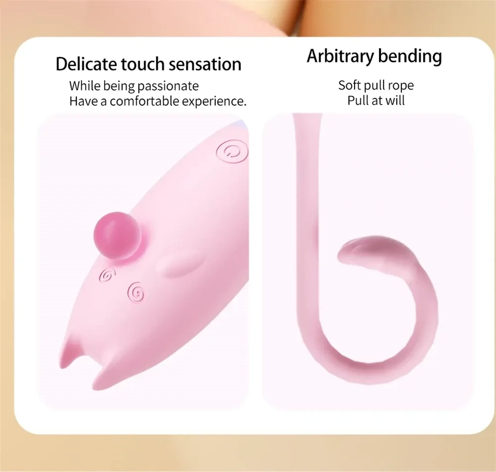 oeuf vibrant connecte en silicone