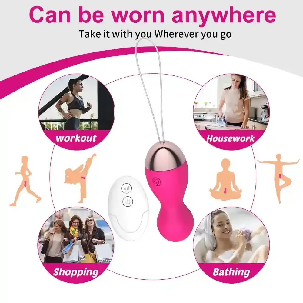 oeuf vibrant en silicone medical