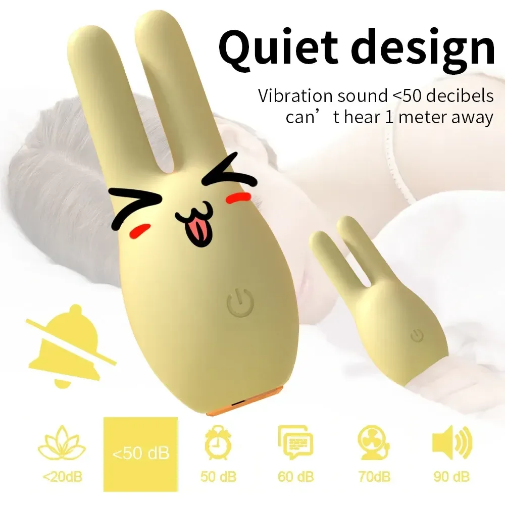 oeuf vibrant lapin jaune rechargeable usb