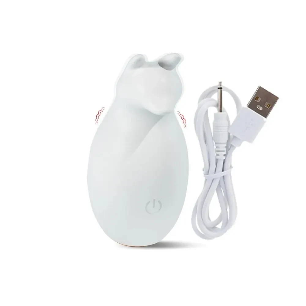 œuf vibrant renard blanc portable