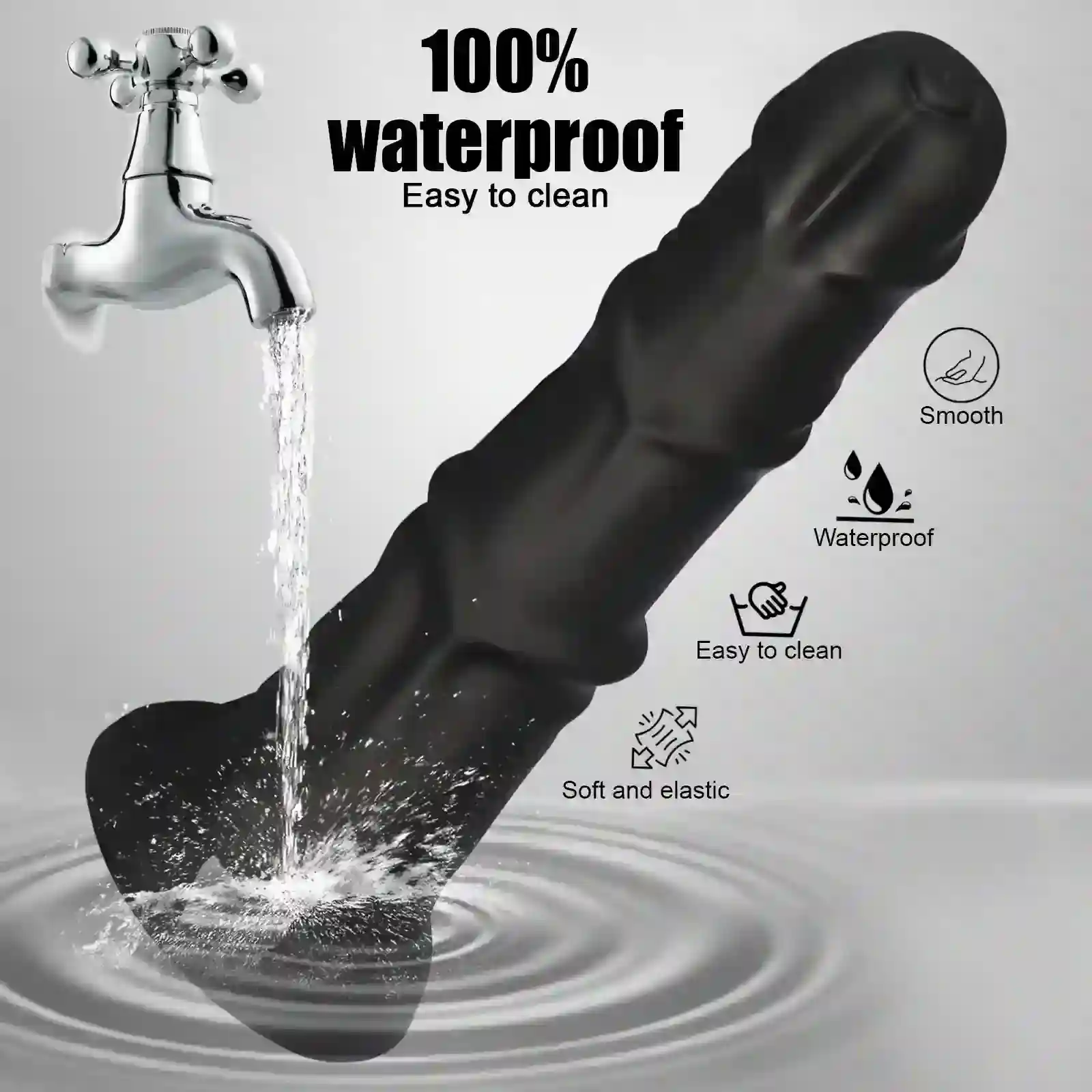 penis chevalin en silicone waterproof