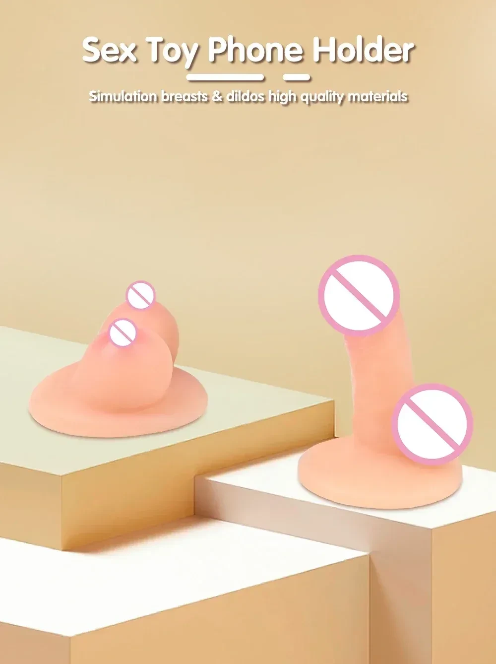 penis realiste vibrant avec support telephone