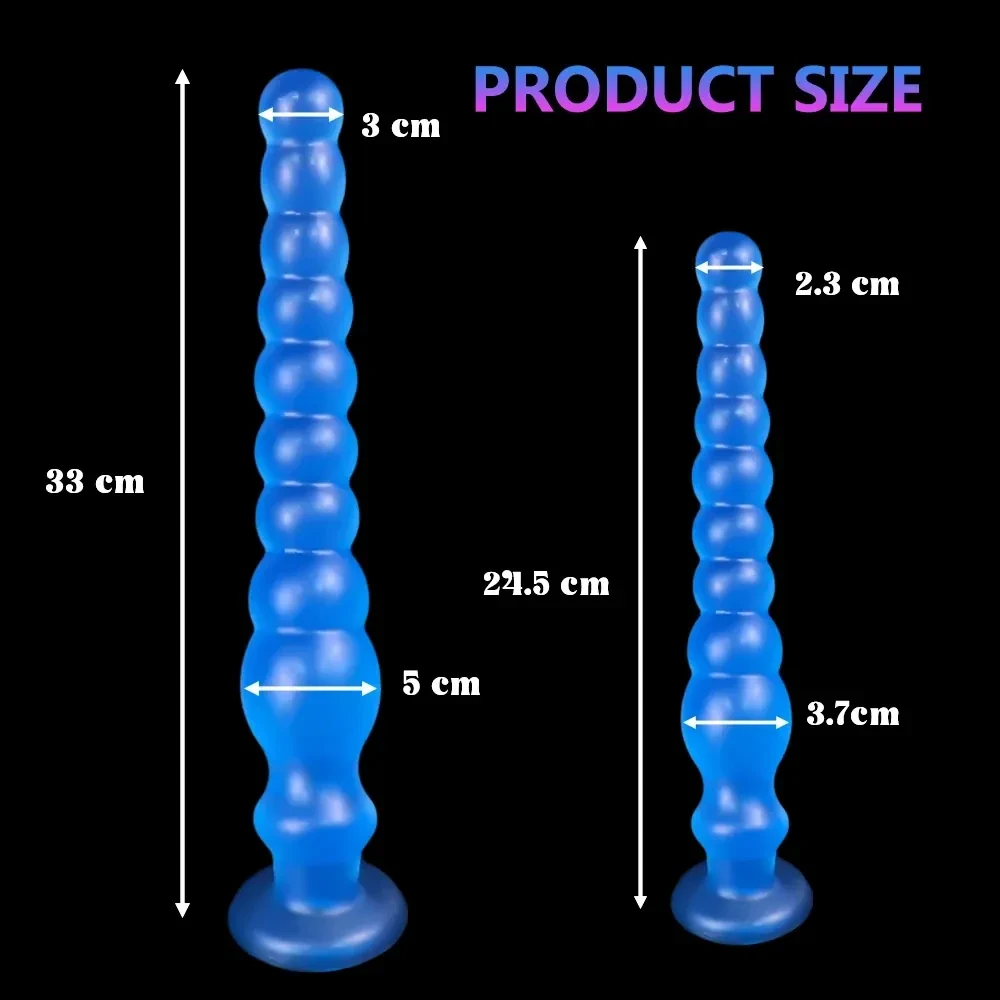 perles anales en silicone medical 33 cm