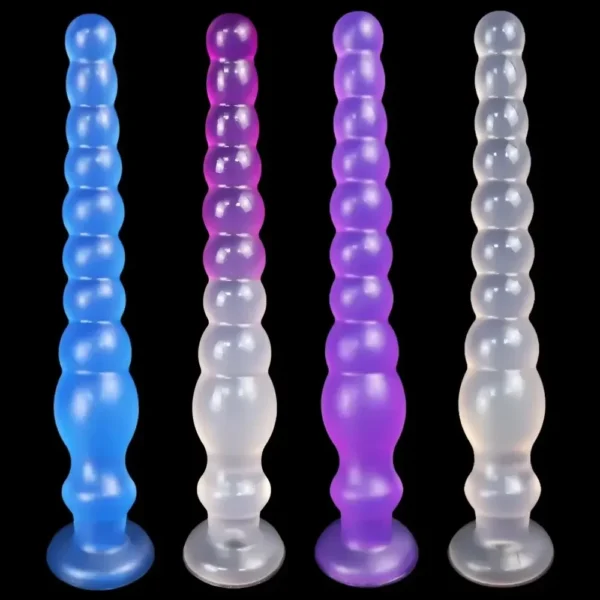 perles anales en silicone souple et étanche
