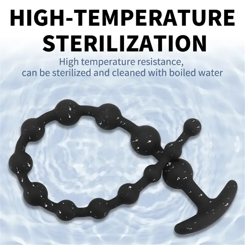 perles anales longues souples silicone