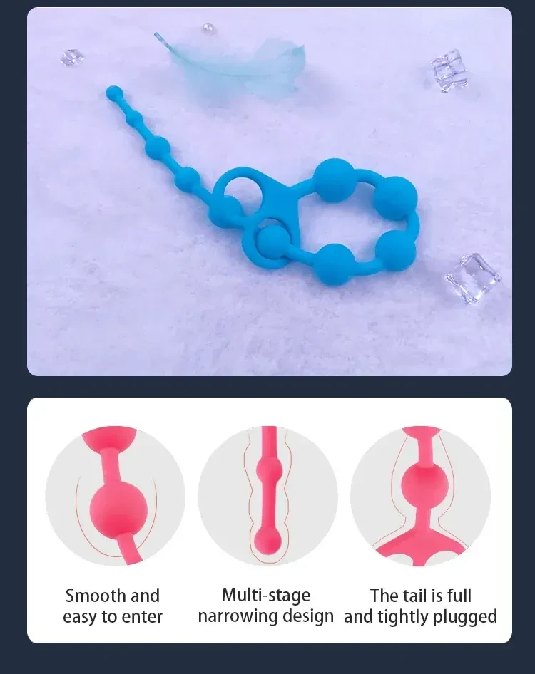 perles anales silicone medical souple
