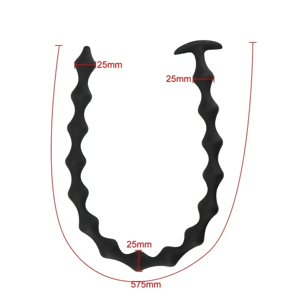 perles anales souples 57.5cm