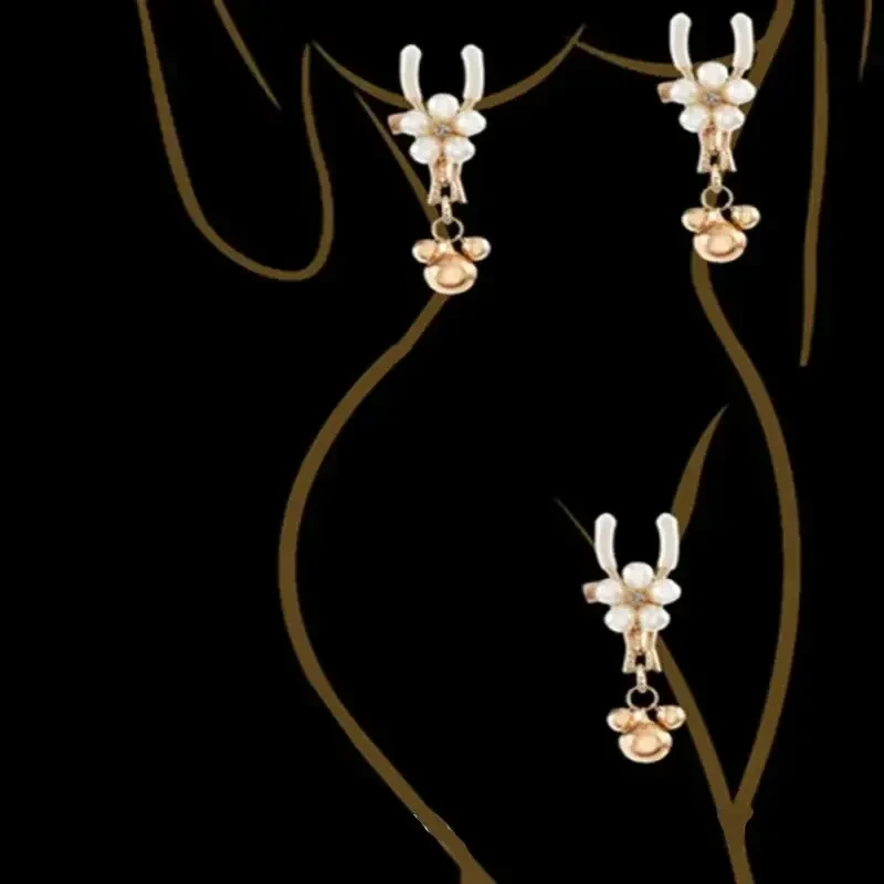 pince a mamelons lestee avec perles