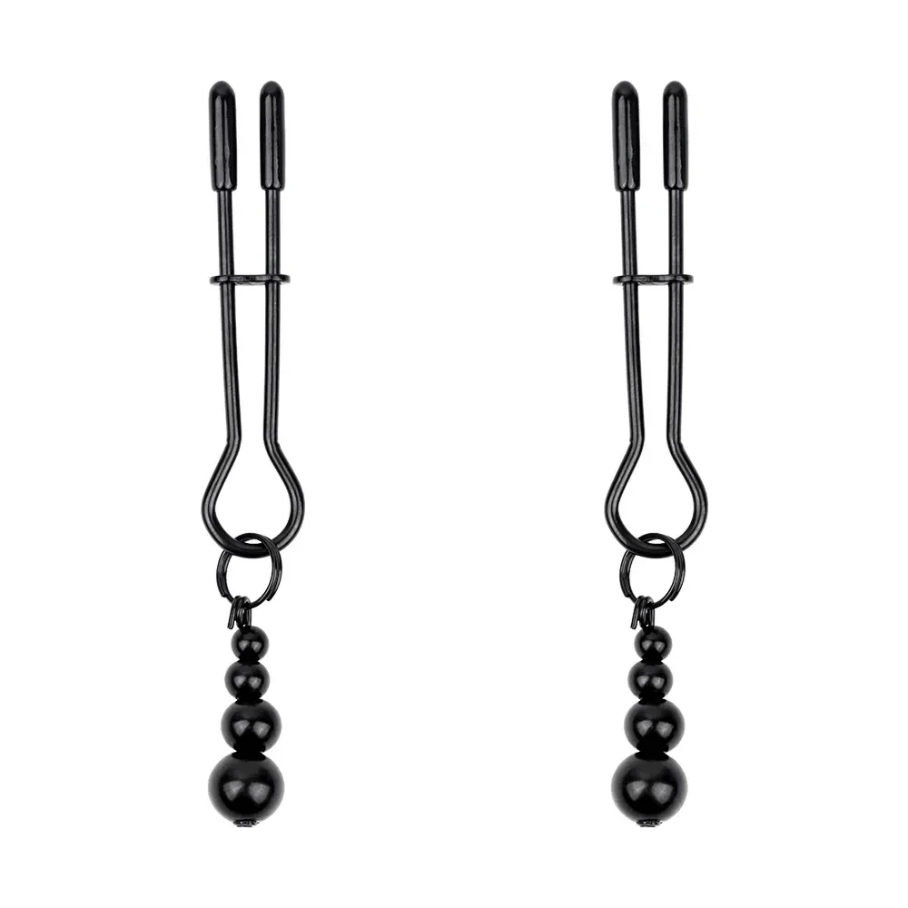 pinces teton non piercing silicone rouge