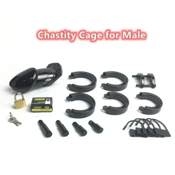 plastique résistant cage de chasteté homme