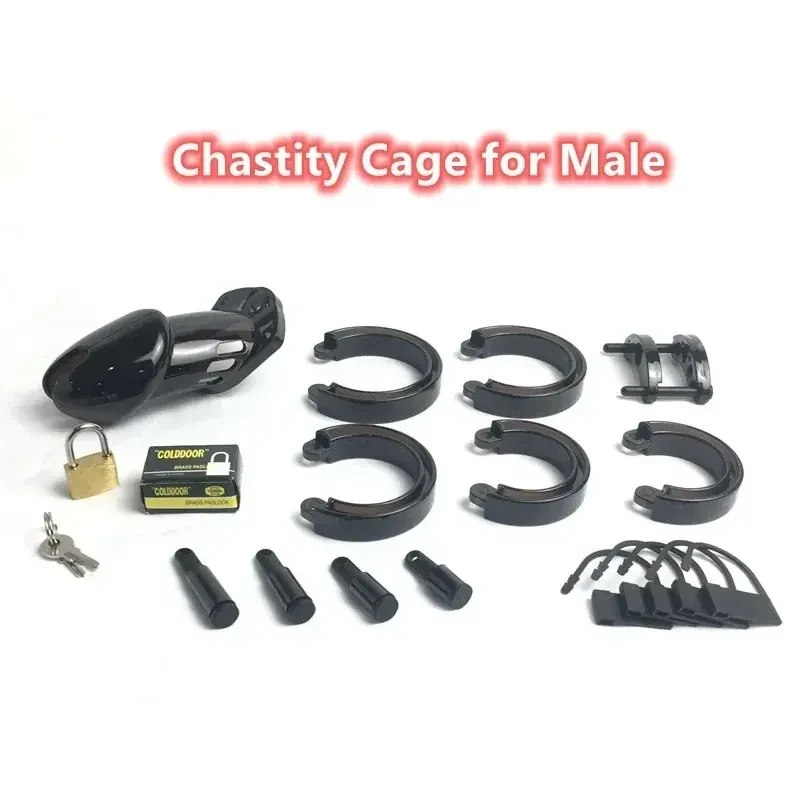 plastique résistant cage de chasteté homme