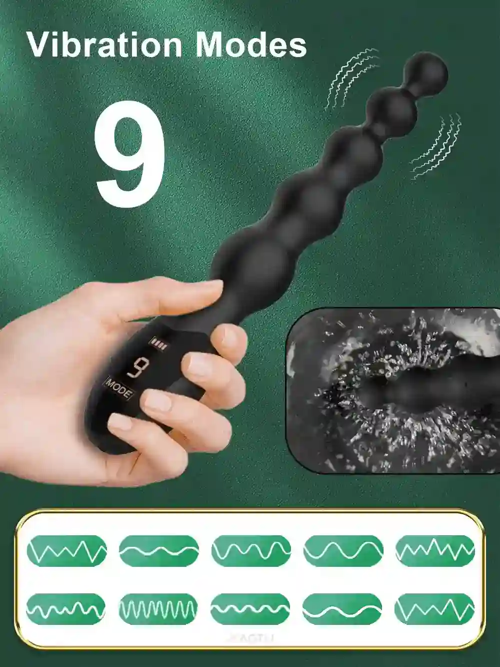 plug anal 24cm silicone medical