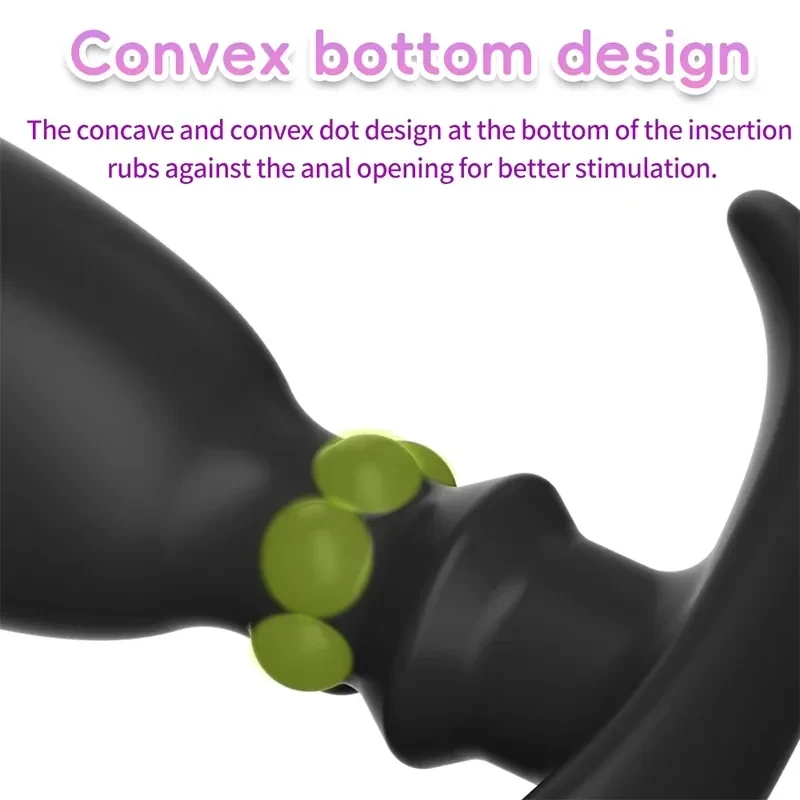 plug anal avec billes wearable