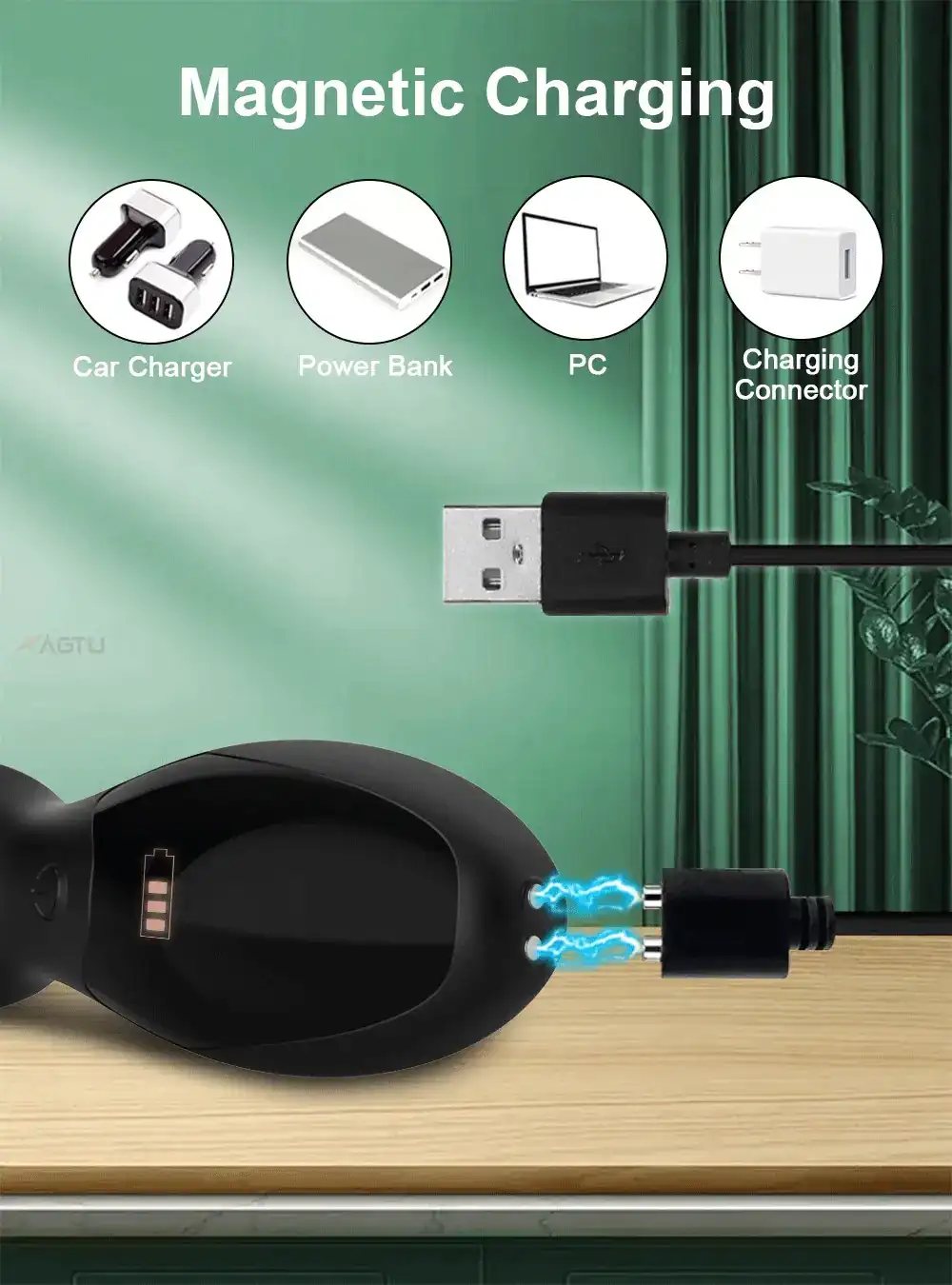 plug anal avec perles silicone