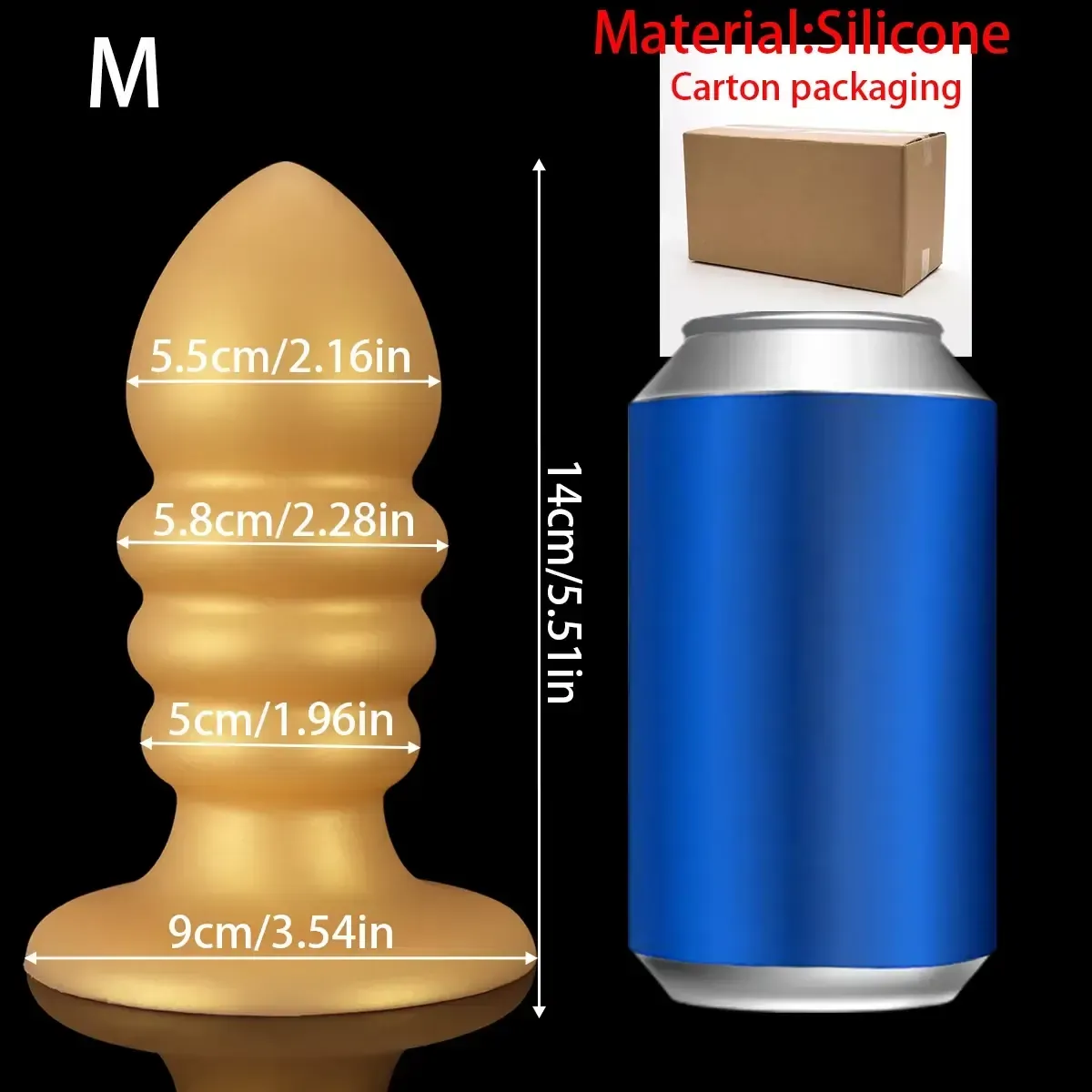 plug anal avec ventouse en silicone 1