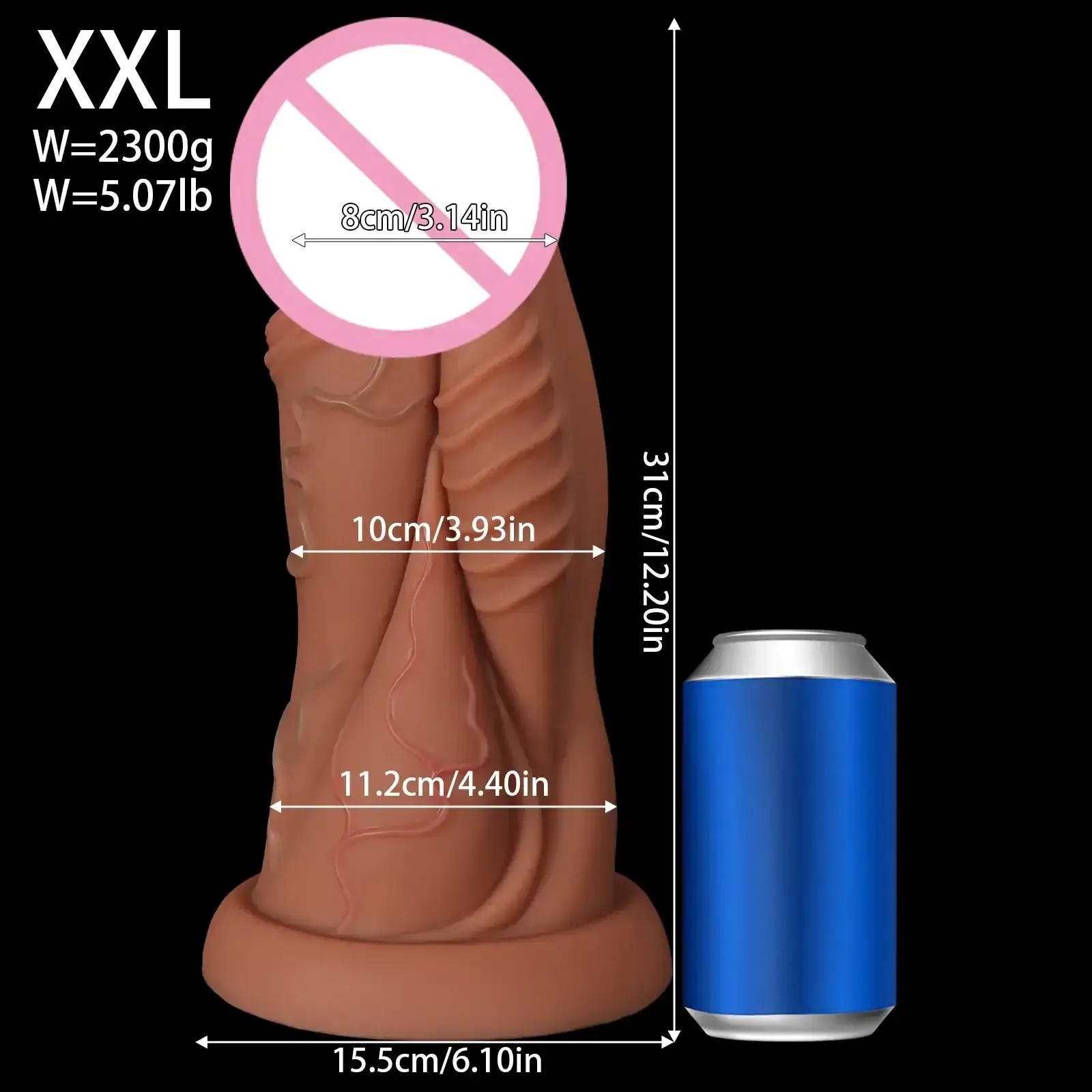 plug anal avec ventouse puissante