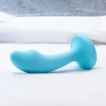 plug anal confortable silicone médical bleu