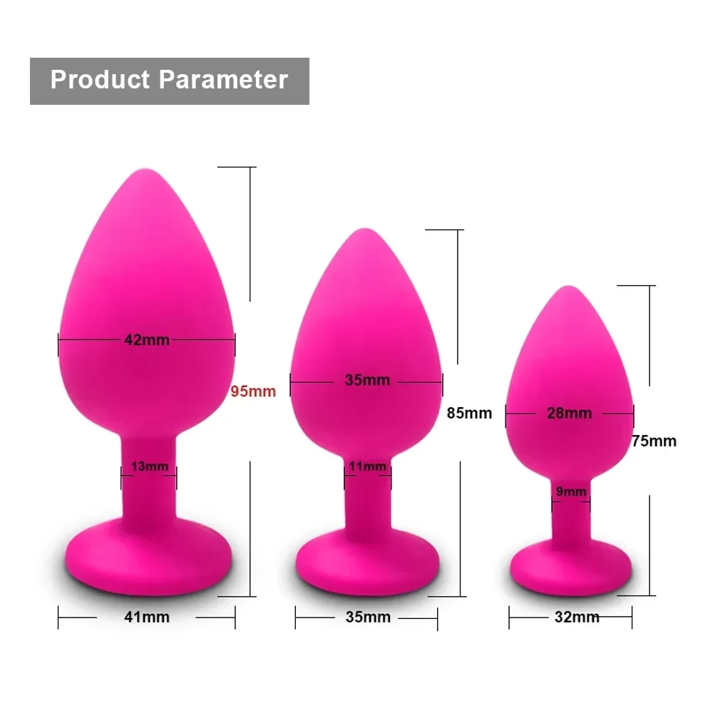 plug anal doux silicone vibrant