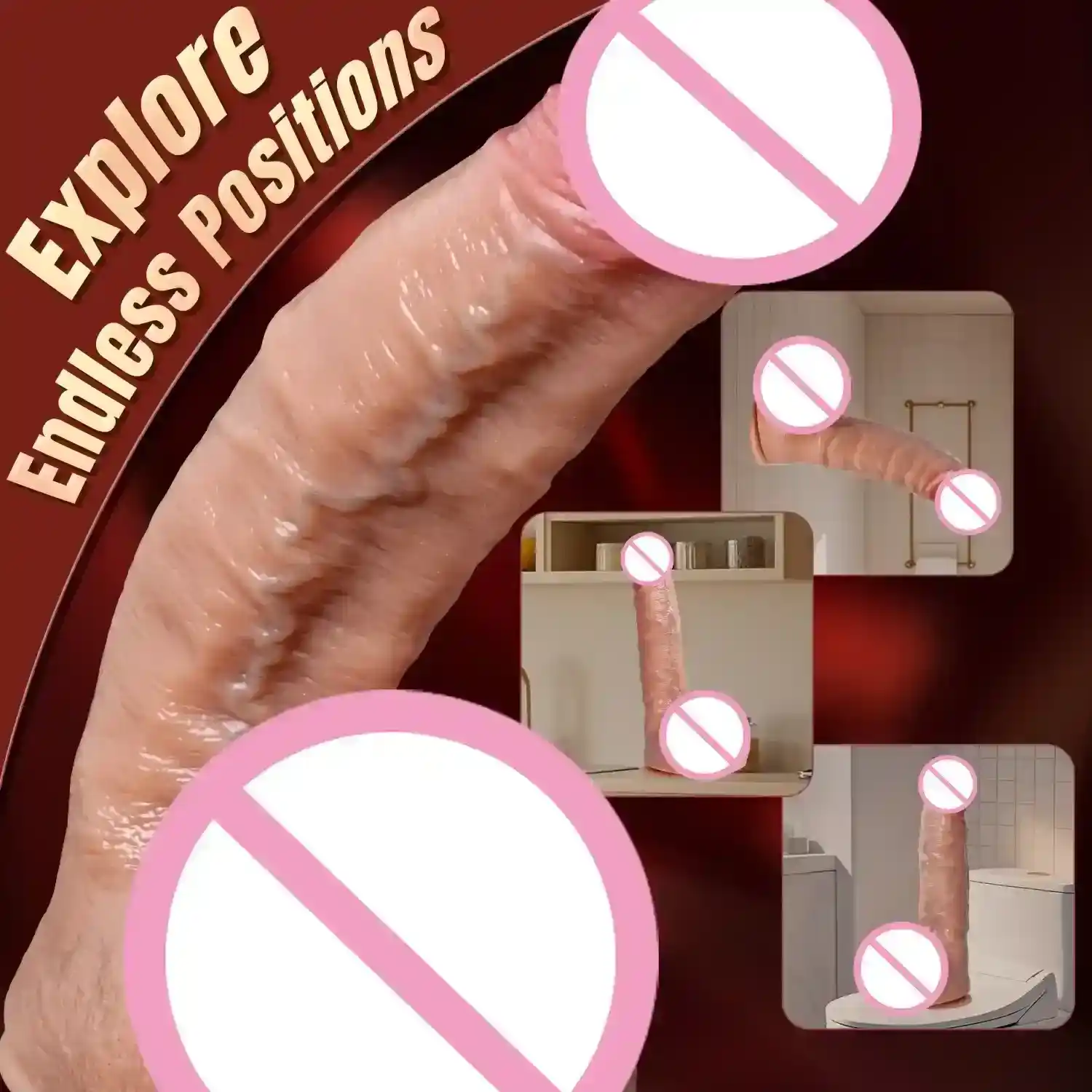 plug anal en silicone avec ventouse