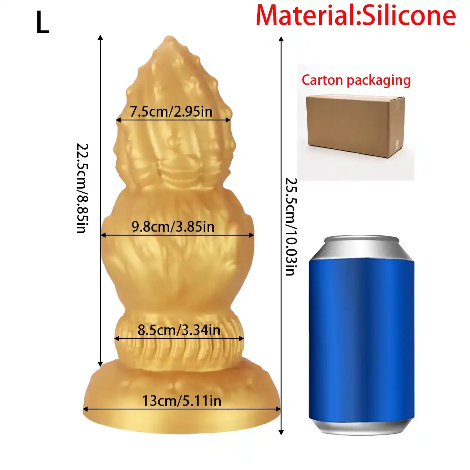 plug anal en silicone corps sur