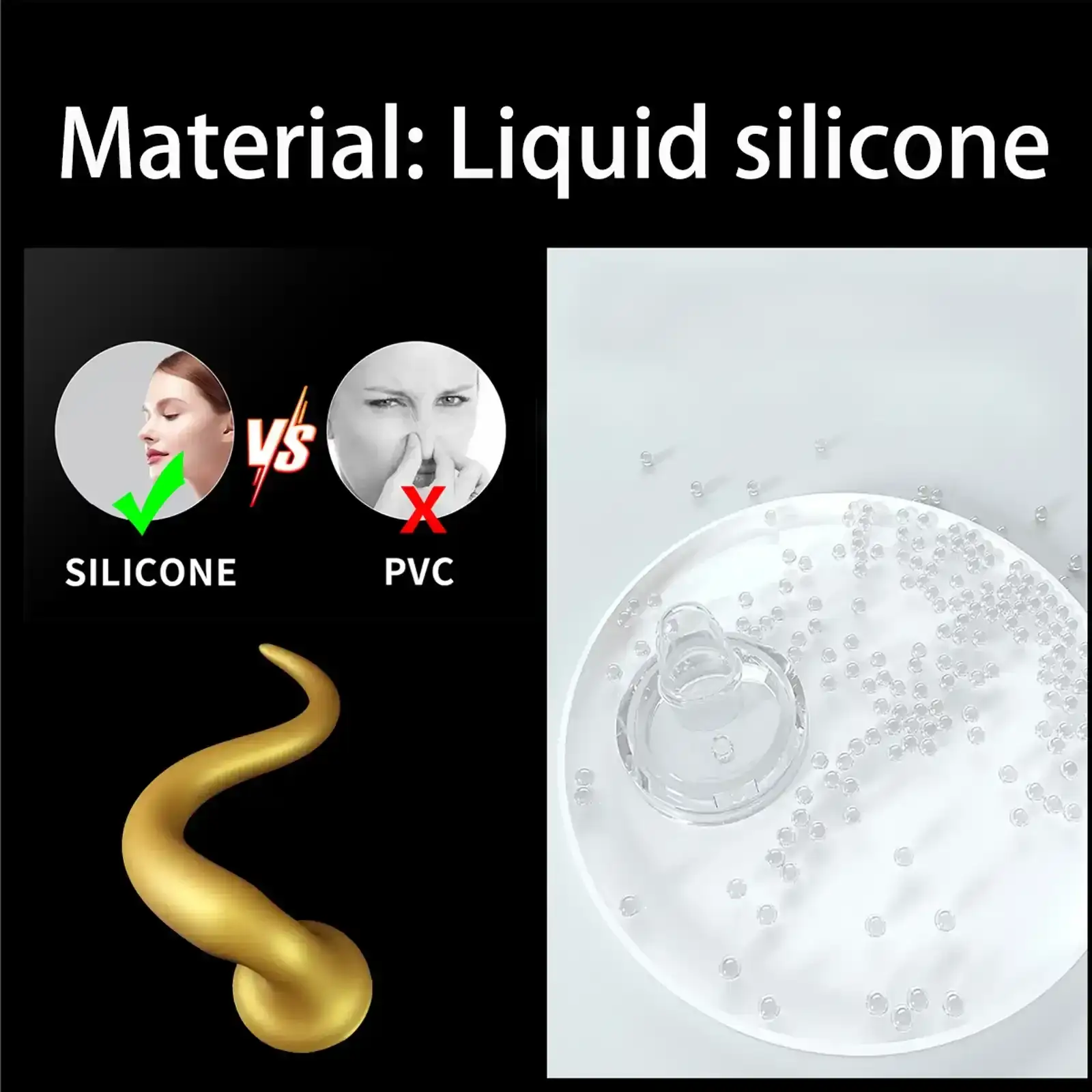 plug anal en silicone expansion ventouse