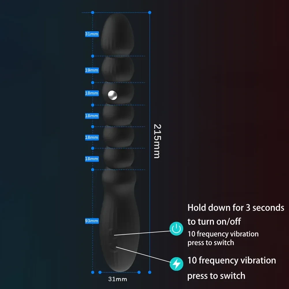 plug anal en silicone medical vibrant