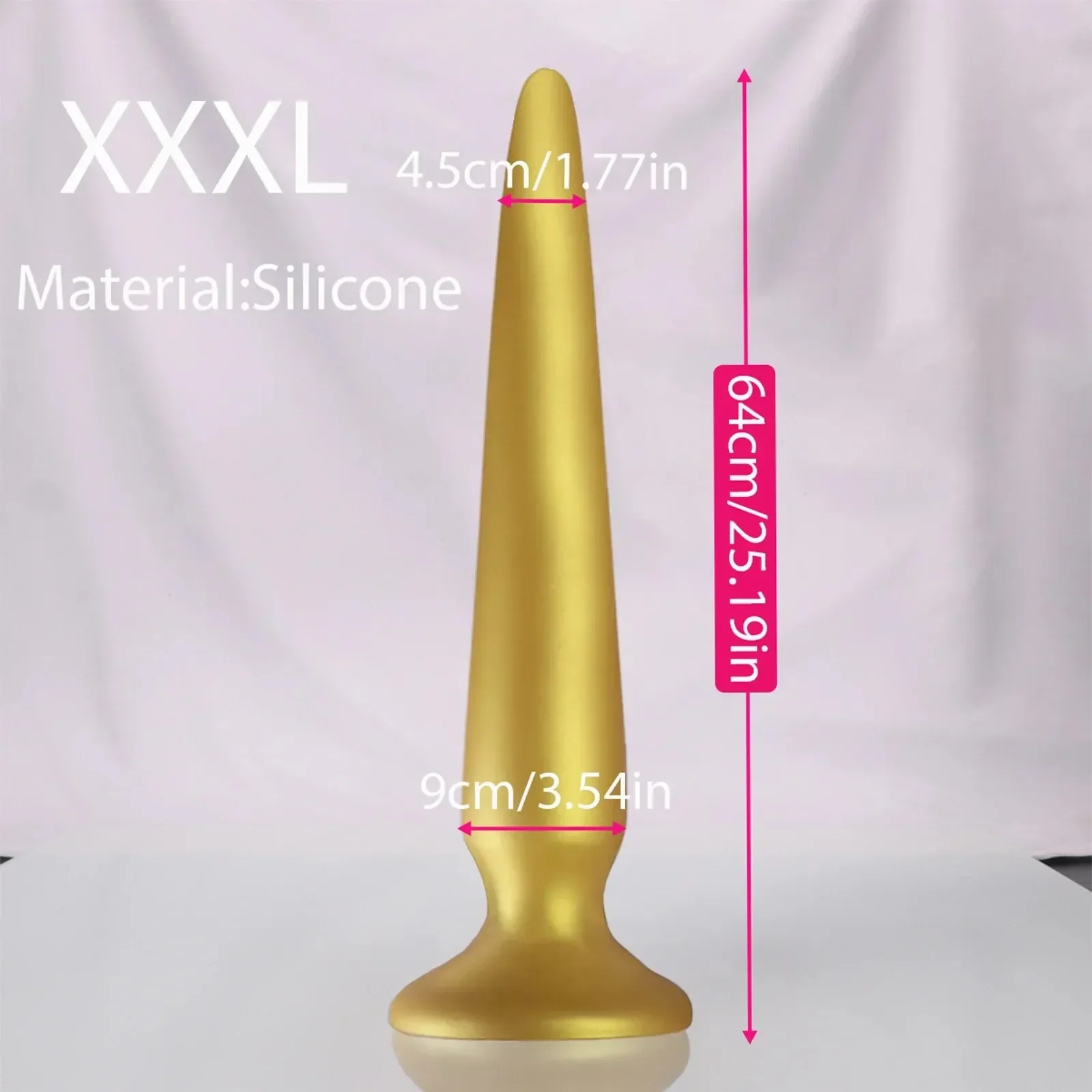 plug anal en verre xxl