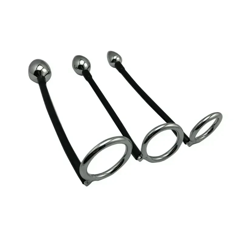 plug anal ergonomique en acier poli